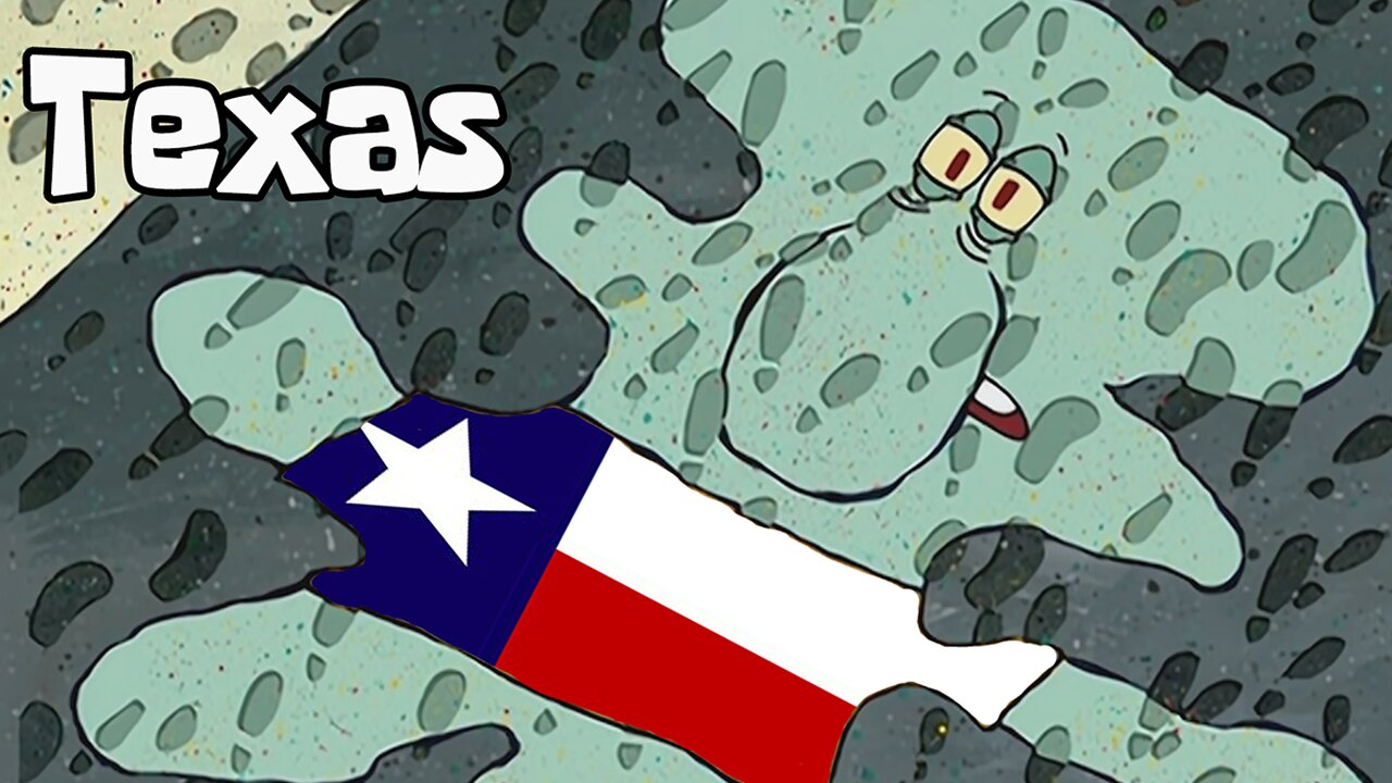 Border States Portrayed By Spongebob