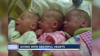 Mothers give back in hospital where they birthed children