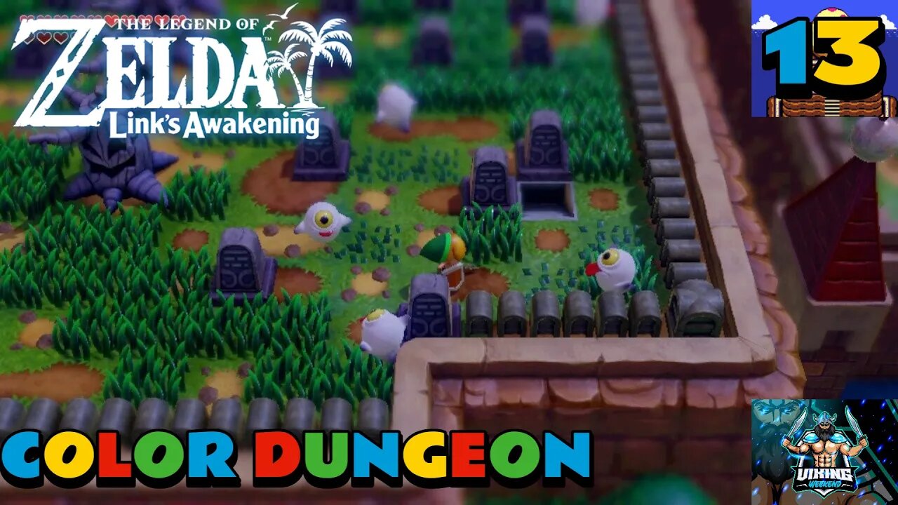 The Legend of Zelda: Link's Awakening Playthrough Part 13: Color Dungeon