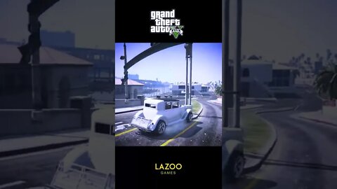 white luxury car driver in gta 5 | GTA V short | gta5 video #shorts #gta5 #lazoogames