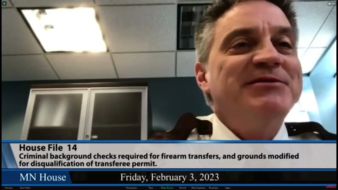 House Public Safety - 2/3/23 - Carver County Sheriff Jason Kamerud testifying in support of HF14