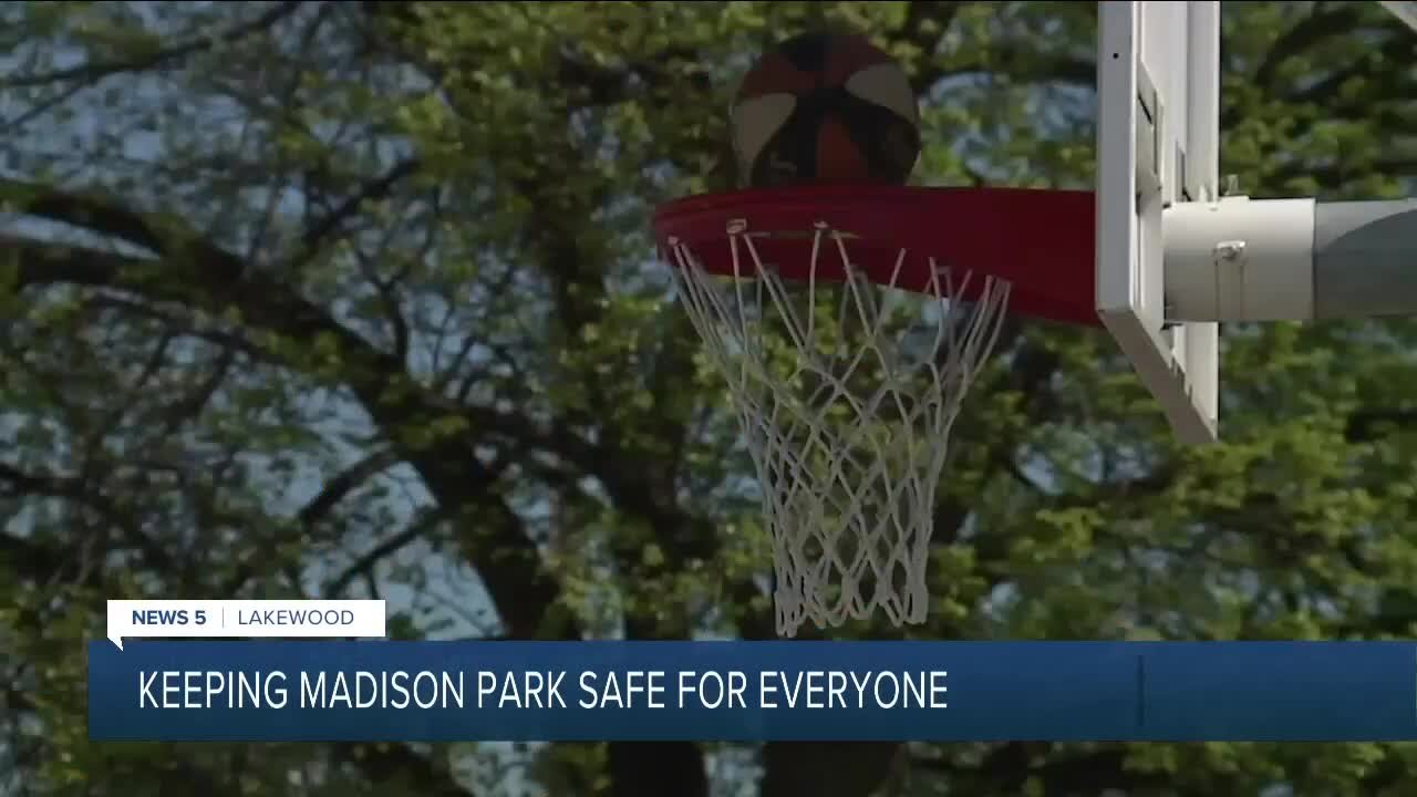 Block party at Lakewood's Madison Park aims to address safety, racial issues regarding basketball court