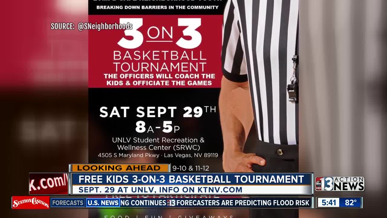 Basketball tournament with Vegas police