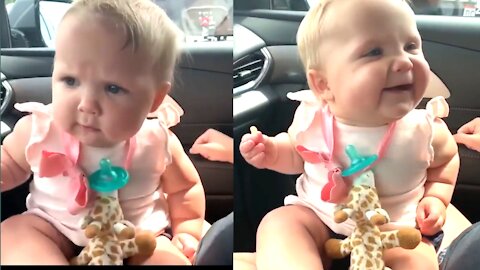 Watch the exact moment this baby literally sings himself to sleepute babies