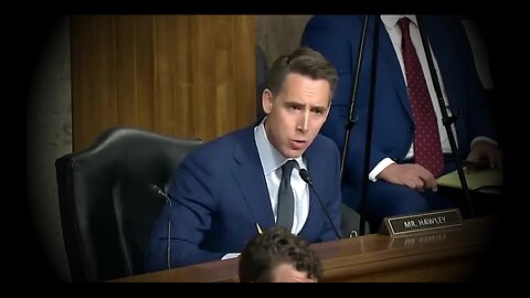 Senator Josh Hawley Exposes HHS Officer for facilitating child trafficking in the United States
