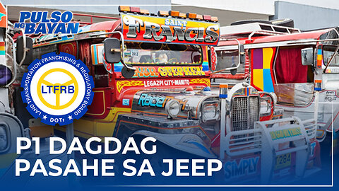 Pisong dagdag-pasahe sa jeep, muling inihirit ng 3 transport groups sa LTFRB ngayong araw