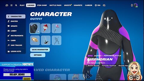 AIRPHORIAN (Anthracite Style)-Fortnite