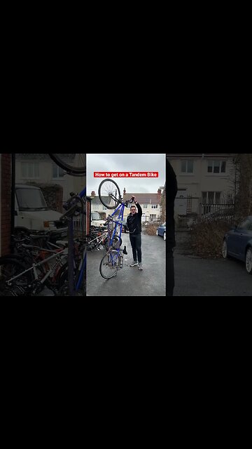 CYCLING TIPS How to get on a Tandem Bike 🚴🚴