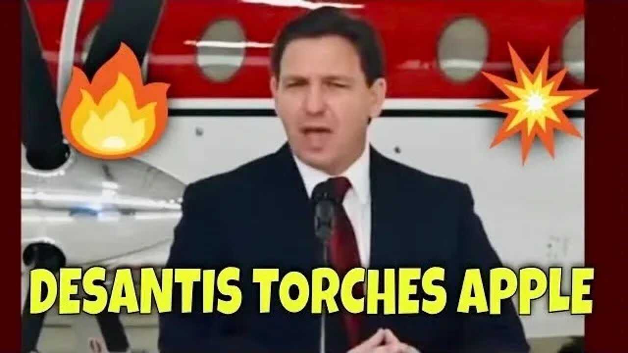 💥BOOM!💥 Ron DeSantis EXPOSES the Hypocrisy of APPLE!