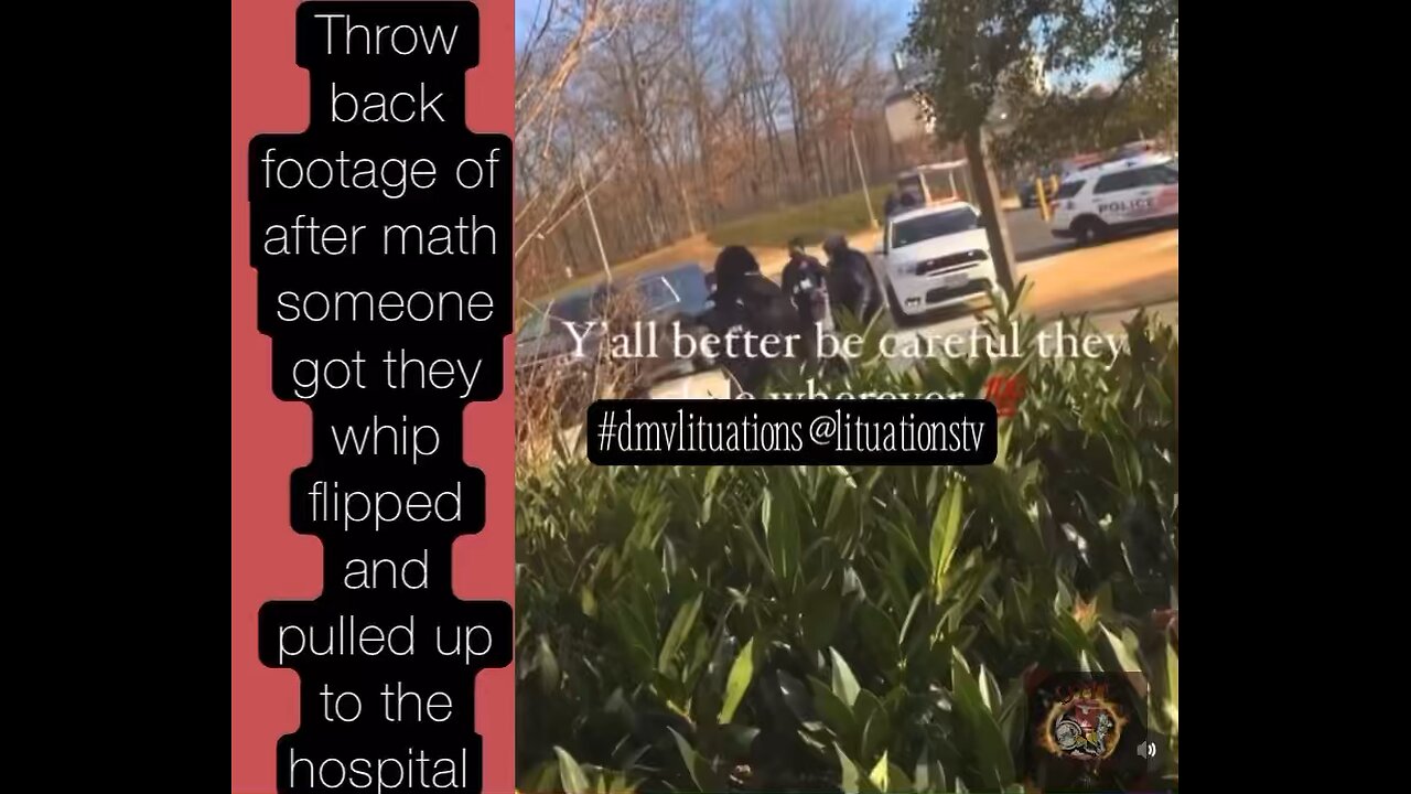 Shooting victim pulls up to dc hospital after getting they’re care flipped in broad day light