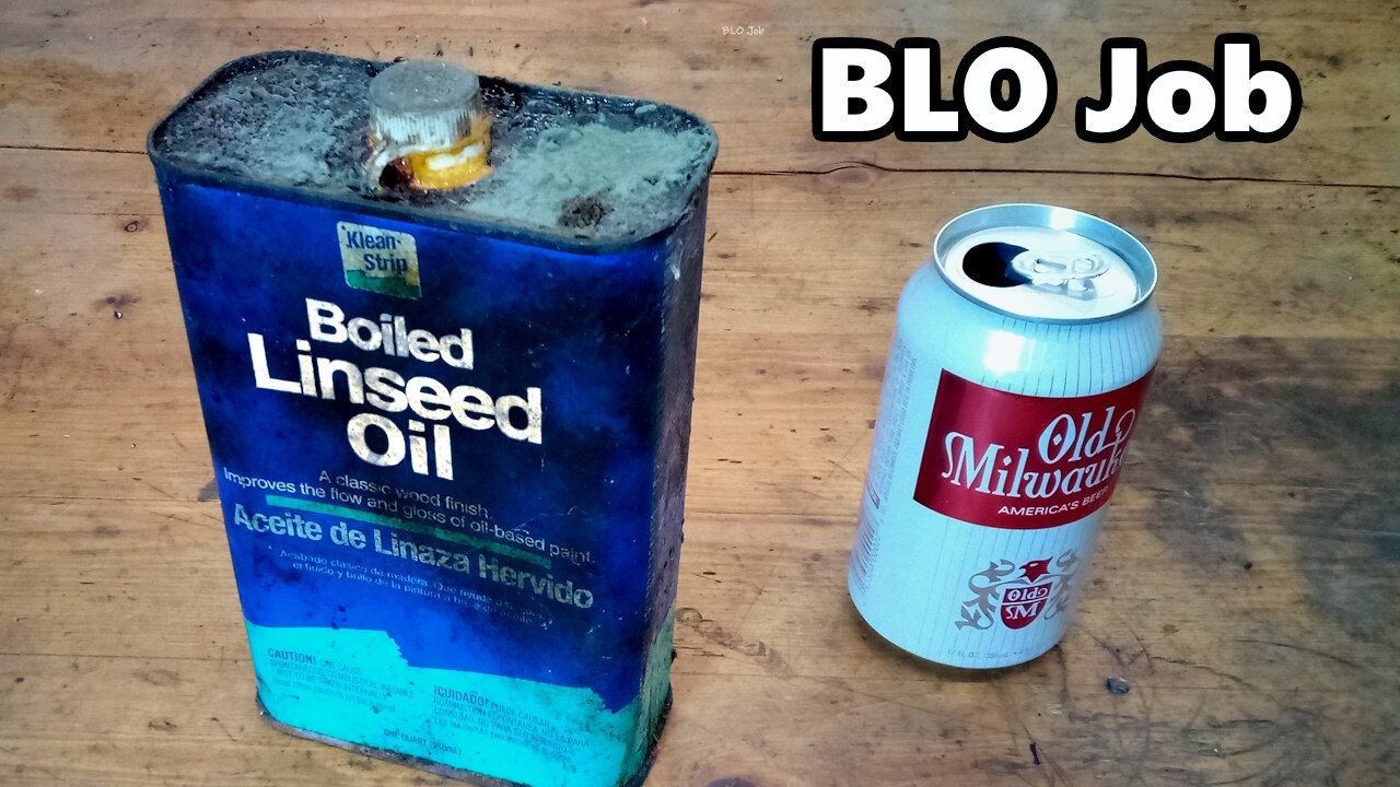 11 Minutes of Me Trying to Explain BLO (Boiled Linseed Oil)