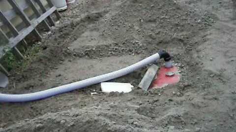 Tiny Town septic storage tank install