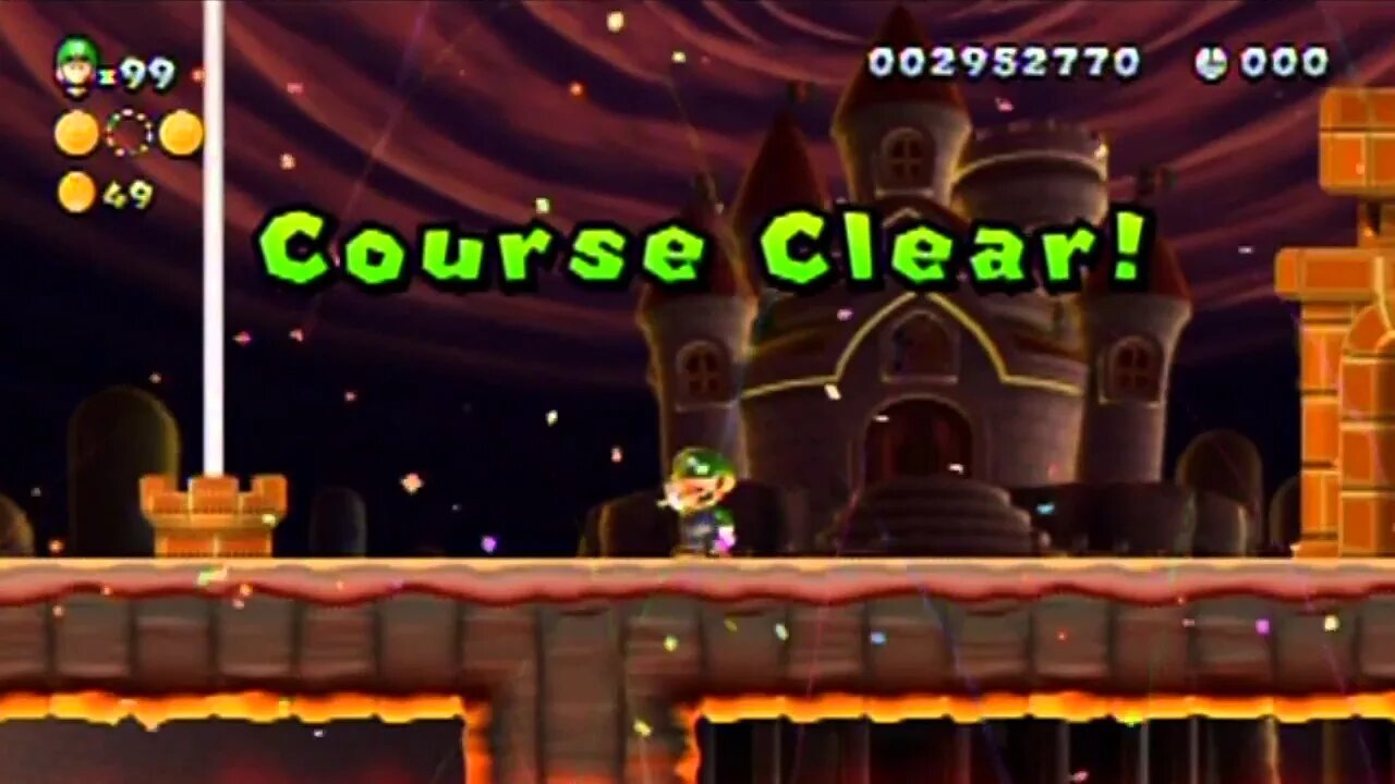 New Super Luigi U Walkthrough Part 19: Heating Up!