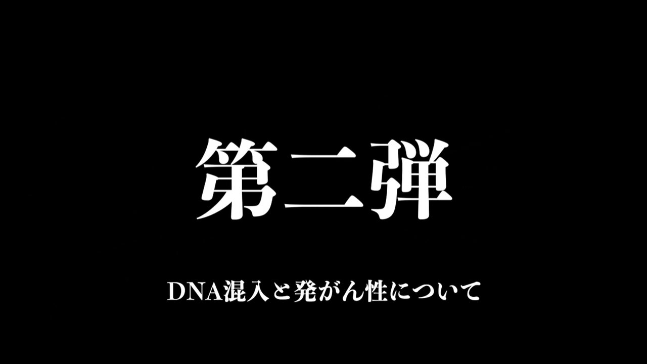 2023年末対談動画 第2弾 「DNA混入と発がん性について」