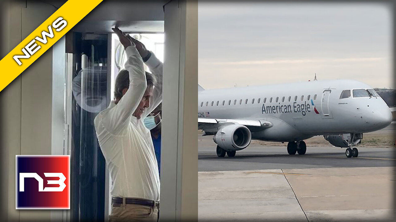 John Kerry Caught Going Maskless at the Airport, Again