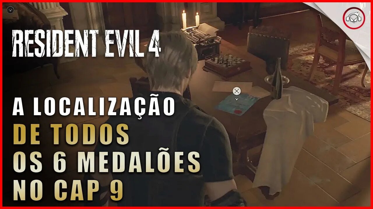 Resident Evil 4 Remake, A localização de todos os 6 medalhões no Cap 9 | Super-Dica