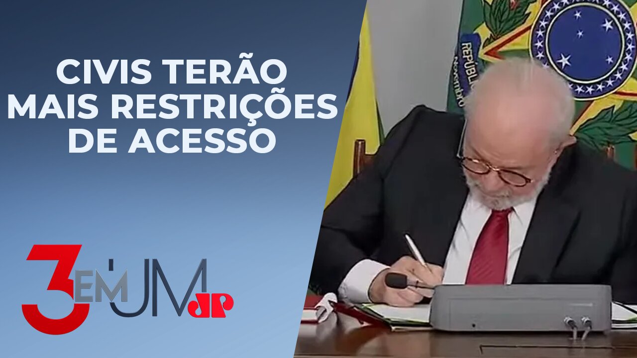 Lula assina decretos de armas e altera medidas do governo Bolsonaro