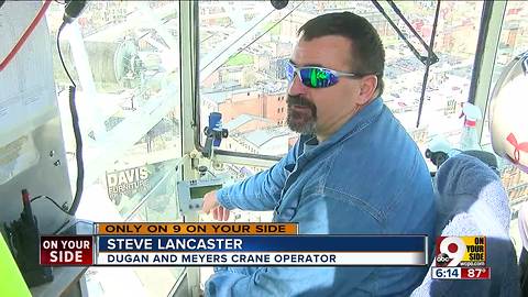 Up in the air: How a crane operator with a fear of heights gets his job done