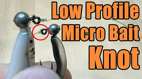 Easiest Low Profile Fishing Knot For Micro Finesse Baits