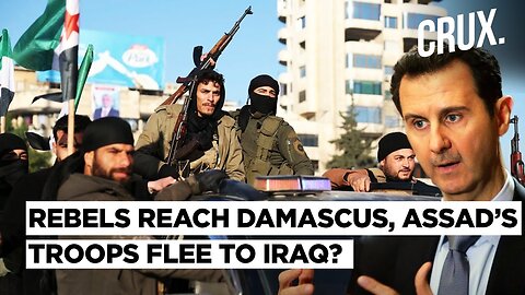 Syrian Rebels ‘Seize’ Damascus’ Sasaa As Troops ‘Flee’ To Iraq, Assad’s Father’s Statue ‘Toppled’