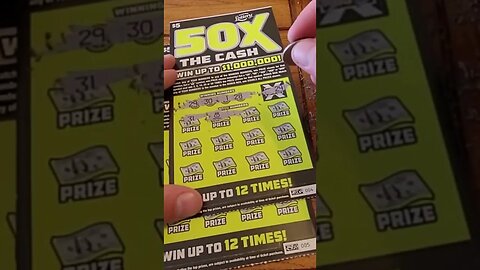 50X The Cash Florida Lottery Ticket Winner! #shorts #lottery