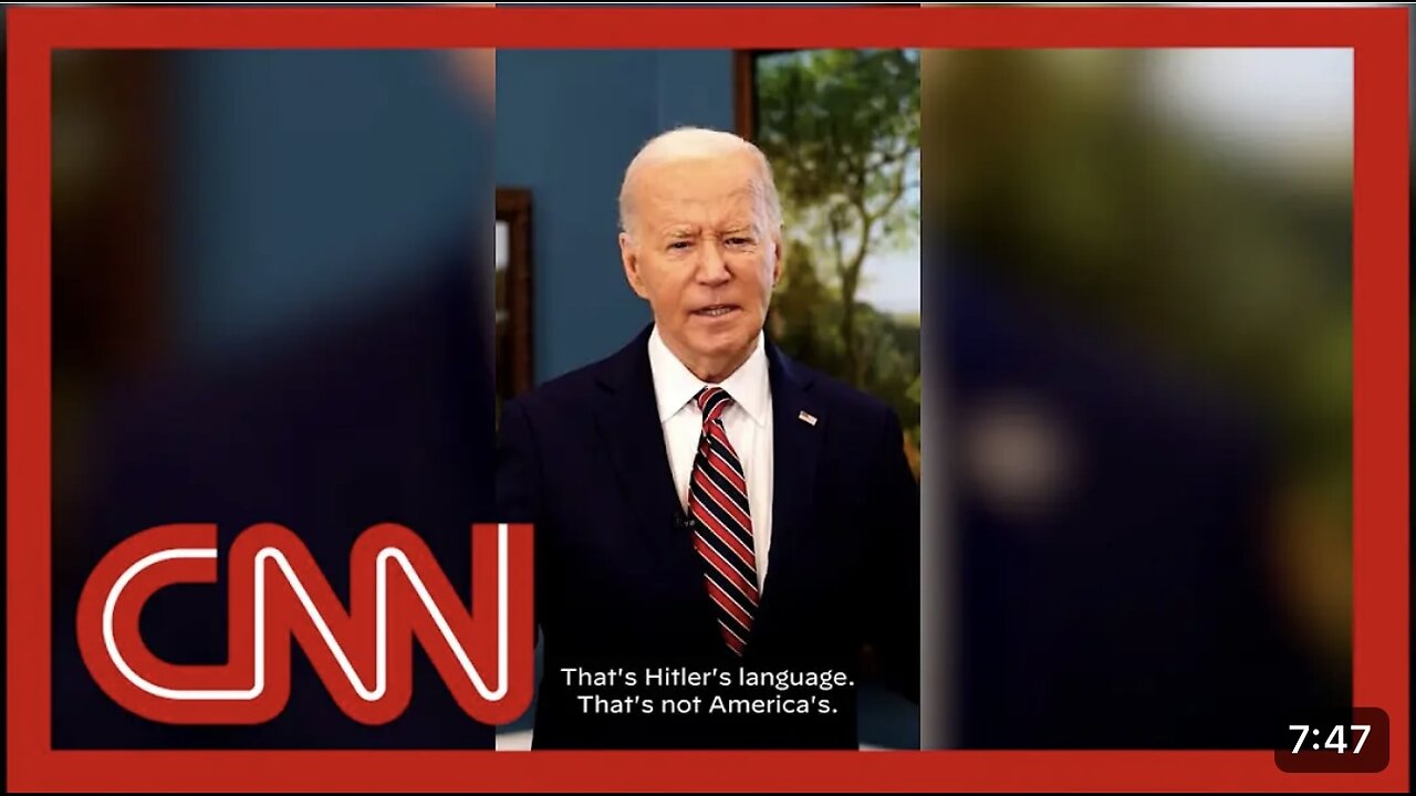 Biden watches Trump’s ‘unified Reich’ video, blasts it as “Hitler’s” language