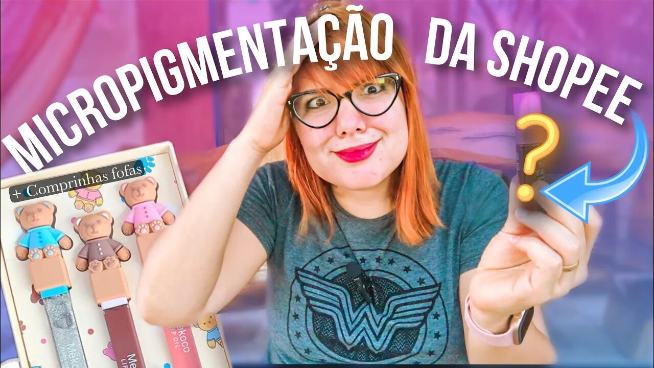 COMPREI NA SHOPEE E ME SURPREENDI promoção relâmpago ~ sapato, relógio, e um kit de gloss perfeito