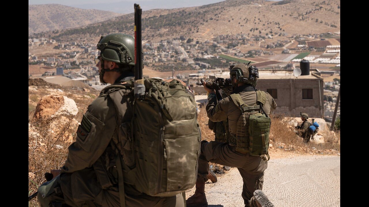 Attached is a video of IDF soldiers during the counterterrorism operation in the