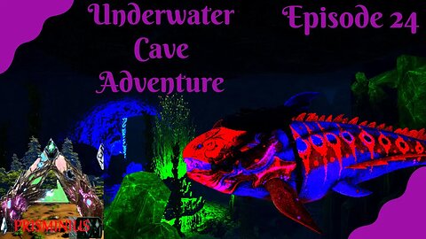 Prisminius! Underwater Cave Adventure!- ARK - Episode 24