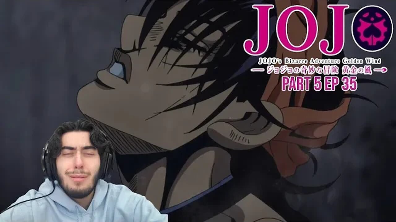 NOT moanworthy | JJBA Part 5: Golden Wind Ep 35 | REACTION