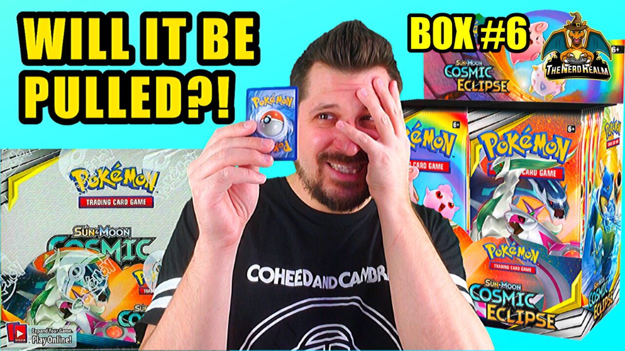 Cosmic Eclipse Booster Case (Box 6) | Charizard Hunting | Pokemon Opening