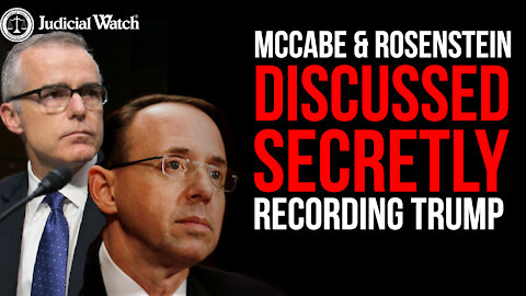 COUP CORRUPTION: McCabe FBI Memo Describes COUP Plot Against Trump