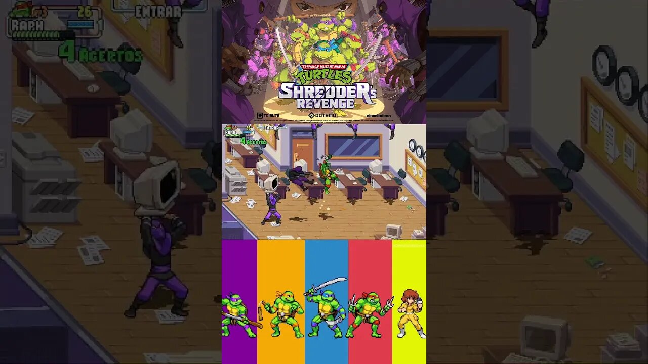 PURA NOSTALGIA COM TARTARUGAS NINJA - FASE 1 PARTE 3
