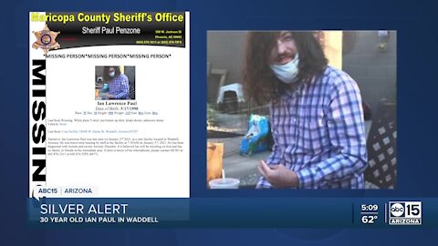 MCSO: Man missing from care facility in Waddell, Arizona