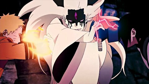 Naruto and Sasuke VS Momoshiki : Boruto episode #65