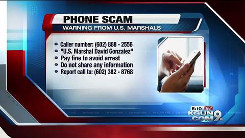 U.S. Marshals warn of phone scams and urge public to report them