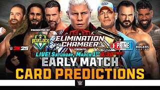 WWE Elimination Chamber 2025 - Match Card Predictions | Bevelock