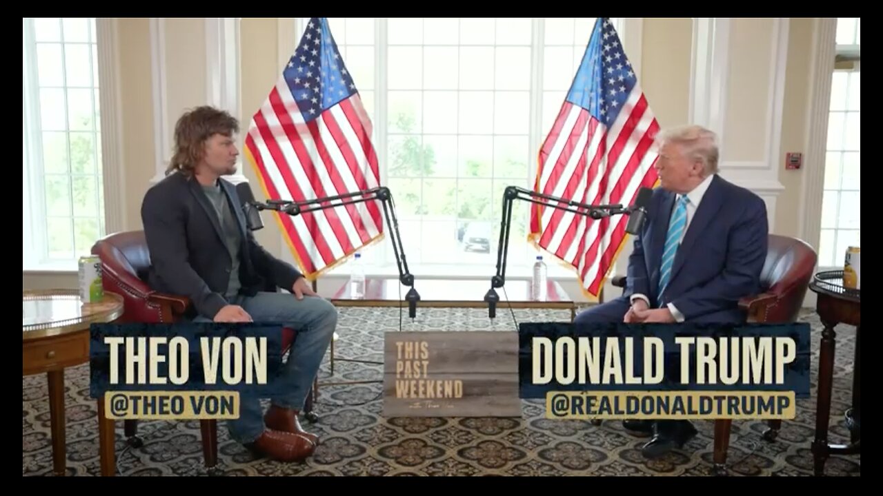 🔴🇺🇸 Full Interview❗️ Living Legend Donald Trump & Theo Von #526