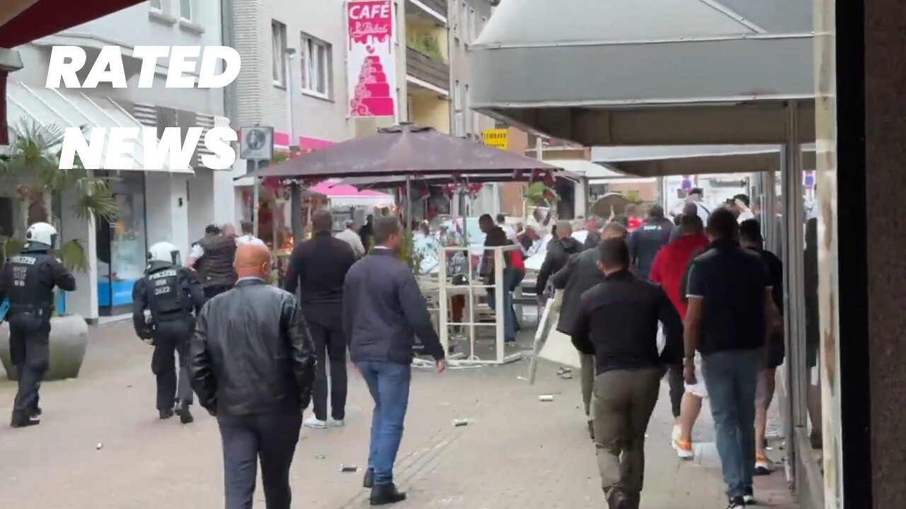 England & Serbia Fans Clash in Gelsenkirchen Before Euro 2024 Match