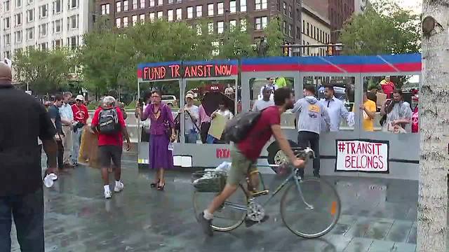 RAW: Riders host rally to demand funding for RTA