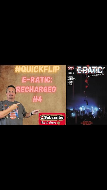 E-Ratic: Recharged #4 AWA #QuickFlip Comic Book Review Kaare Andrews #shorts