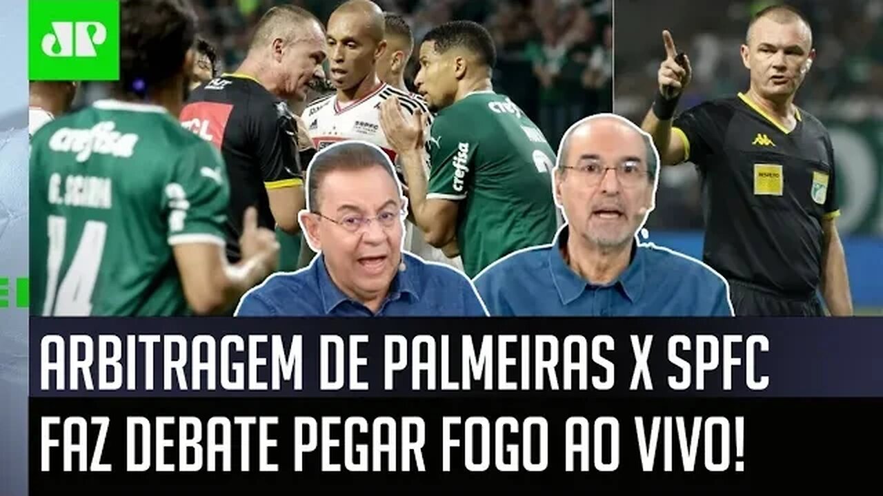 "VIROU UM CIRCO, UMA PALHAÇADA!" VAR e ARBITRAGEM são DETONADOS após Palmeiras x São Paulo!