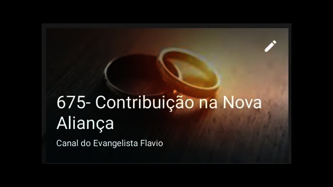 675- Contribuição na Nova Aliança