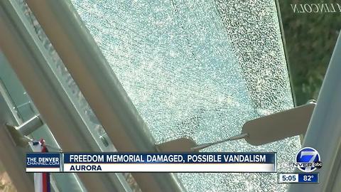 Police investigating possible vandalism at Colorado Freedom Memorial in Aurora