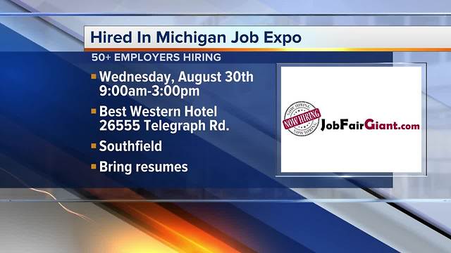 Dozens of employers hiring at Job Expo in Southfield on August 30, 2017