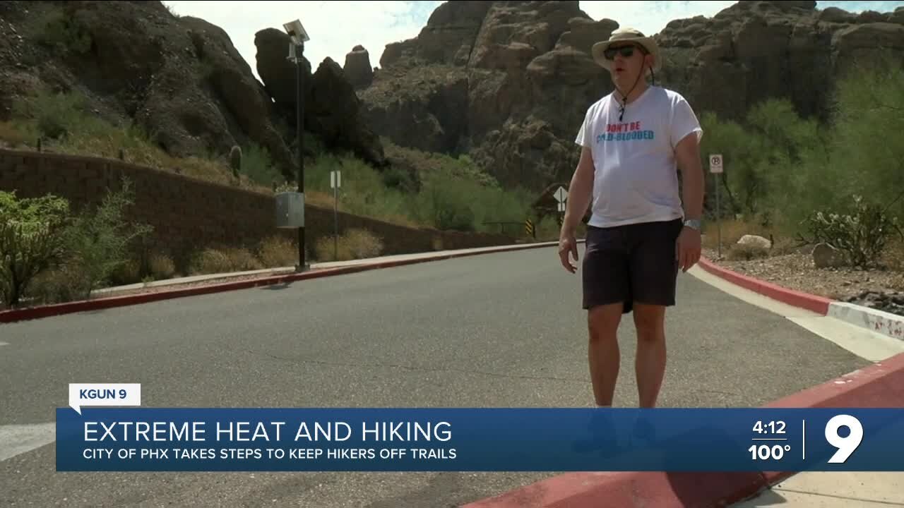 Extreme heat and hiking in Arizona