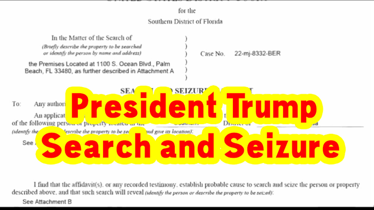 Trump Search and Seizure - The Patriot Hour