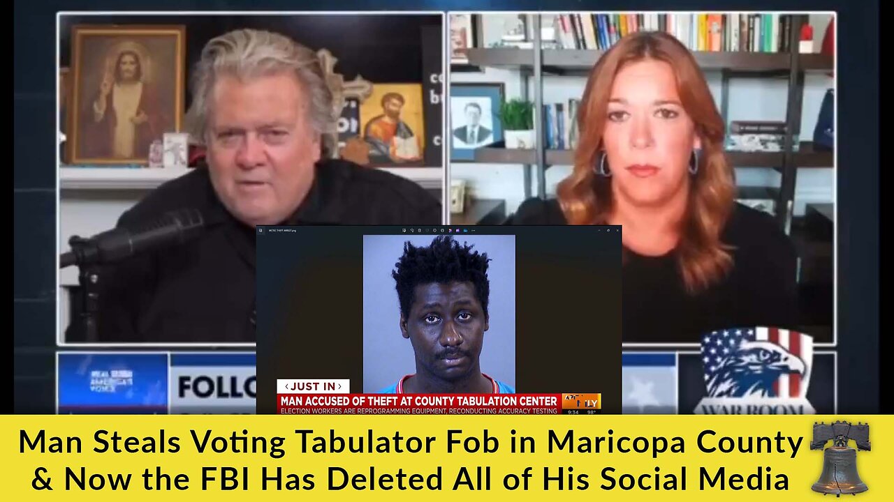 Man Steals Voting Tabulator Fob in Maricopa County & Now the FBI Has Deleted All of His Social Media