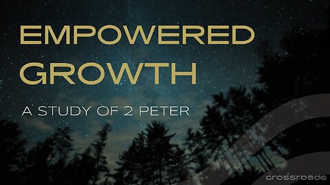 Growing with anticipation. 2 Peter 3