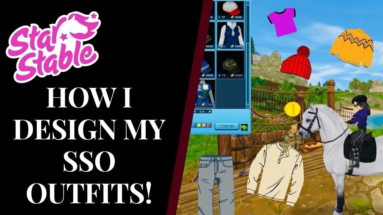 How I Design MY SSO OUTFITS! Star Stable Quinn Ponylord